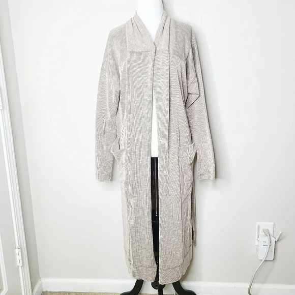 NWT Elan Ribbed Knit Long Sleeve Duster Cardigan L - Picture 1 of 6